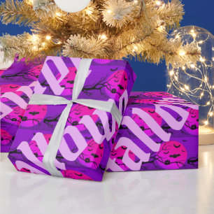 Happy Halloween Spooky Party Time Geschenkpapier