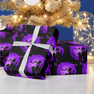 Happy Halloween Spooky Party Time Geschenkpapier