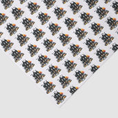 Happy Halloween Spooky Pattern Seidenpapier (Ausschnitt)
