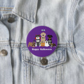 Happy Halloween Spooky Pet Kostüme Button (Beispiel)