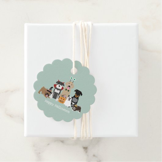 Happy Halloween Spooky Pet Kostüme Geschenkanhänger (Beispiel)