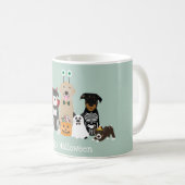 Happy Halloween Spooky Pet Kostüme Kaffeetasse (VorderseiteRechts)