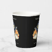 Happy Halloween Spooky Samhain Pumpkins Crystals Pappbecher (Rechts)