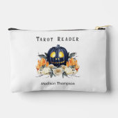 Happy Halloween Spooky Samhain Pumpkins Crystals Zubehörtasche (Rückseite)