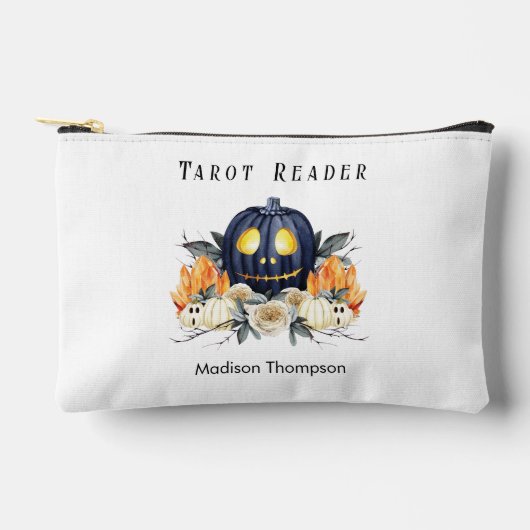 Happy Halloween Spooky Samhain Pumpkins Crystals Zubehörtasche (Vorderseite)