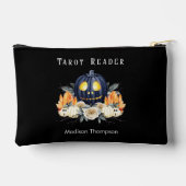 Happy Halloween Spooky Samhain Pumpkins Crystals Zubehörtasche (Rückseite)