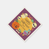 Happy Halloween Spooky Serviette (Ecke)