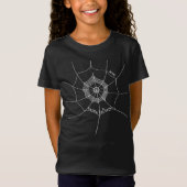 Happy Halloween Spooky Spider Web T-Shirt (Vorderseite)