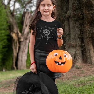 Happy Halloween Spooky Spider Web T-Shirt