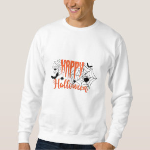 Happy Halloween Spooky Spidernetze Sweatshirt