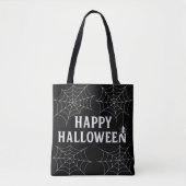 Happy Halloween Spooky Spirit Spidernetze Tasche (Vorderseite)