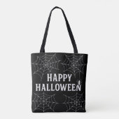 Happy Halloween Spooky Spirit Spidernetze Tasche (Rückseite)
