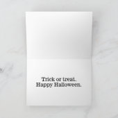 Happy Halloween Spooky Spuk Manor Karte (Innenseite)