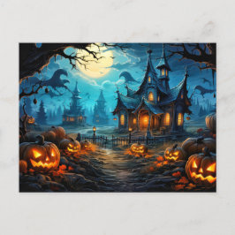 Happy Halloween | Spooky Spuk Manor Postkarte