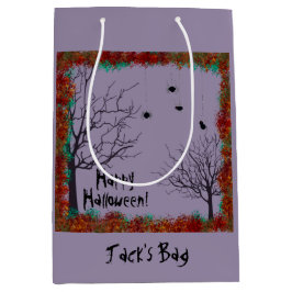 Happy Halloween | Spooky Trees Spiders individuali Mittlere Geschenktüte