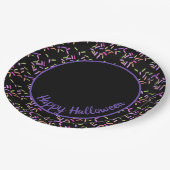 Happy Halloween Sprinkles anpassbar Pappteller (Schrägansicht)