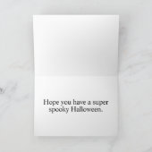 Happy Halloween | Spuk Haus Karte (Innenseite)