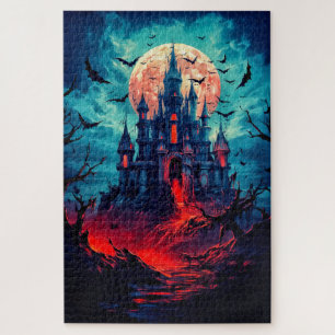 Happy Halloween   Spuk Haus Puzzle