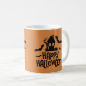 Happy Halloween Spuk Hausmädchen Kaffeetasse (VorderseiteRechts)