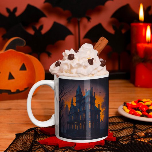 Happy Halloween Spuk Herrenhaus Kaffeetasse