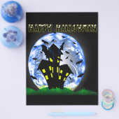 Happy Halloween Spuk House Flyer (Einzeln)