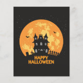 Happy halloween Spuk house Flyer (Hinten)
