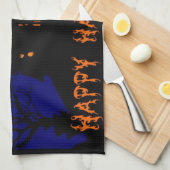 Happy Halloween Spuk House Handtuch (Viertel Falte)
