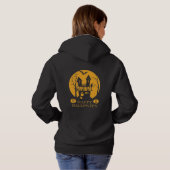 Happy Halloween Spuk House Hoodie (Schwarz voll)