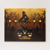 Happy Halloween Spuk House Jigsaw Puzzle (Horizontal)