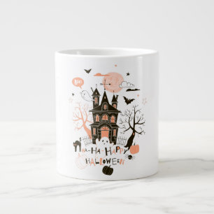 Happy Halloween Spuk House Jumbo-Tasse