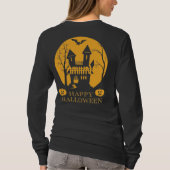 Happy Halloween Spuk House Long Sleeve T-Shirt (Rückseite)