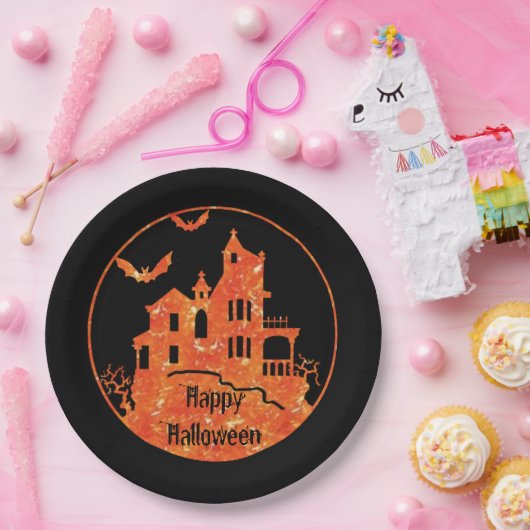 Happy Halloween Spuk House Paper Teller (Party)