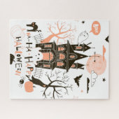 Happy Halloween Spuk House Puzzle (Horizontal)