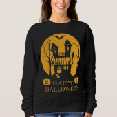 Happy Halloween Spuk House Sweatshirt (Vorderseite)