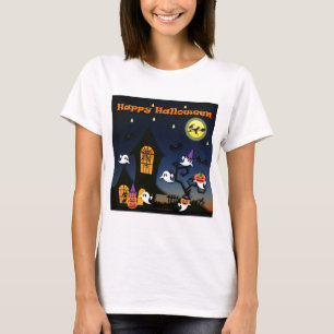 Happy Halloween Spuk House T-Shirt