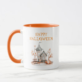 Happy Halloween Spuk House Tasse
