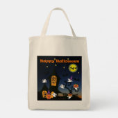 Happy Halloween Spuk House Tote Bag Tragetasche (Rückseite)