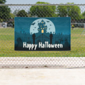 Happy Halloween Spuk House und Grave Yard Banner (Insitu)