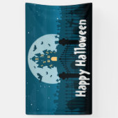 Happy Halloween Spuk House und Grave Yard Banner (Vertikal)