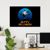Happy Halloween Spuk Tree Poster (Heimbüro)