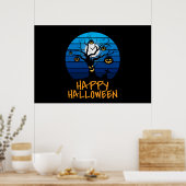Happy Halloween Spuk Tree Poster (Küche)