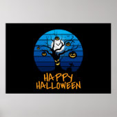 Happy Halloween Spuk Tree Poster (Vorne)