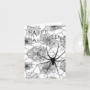 Happy Halloween (spuke Spinne) Karte