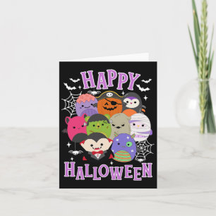 Happy Halloween Squad Mallow Gift Niedliches Kind Karte