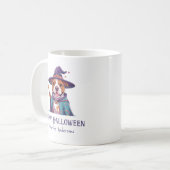Happy Halloween Staffordshire Terrier Kaffeetasse (Vorderseite Links)