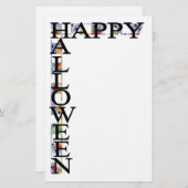 Happy Halloween Stationary Briefpapier (Vorne/Hinten)