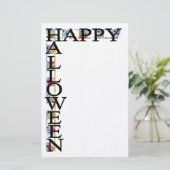 Happy Halloween Stationary Briefpapier (Stehend Vorderseite)