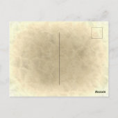 Happy Halloween Steampunk Spider Postkarte (Rückseite)