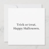 Happy Halloween | Steampunk Witch Illustration Karte (Rückseite)