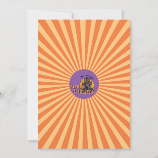 Happy Halloween Sternexplosion (Rückseite)
